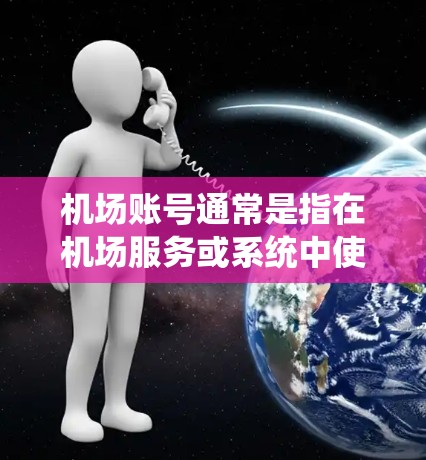 机场账号通常是指在机场服务或系统中使用的特定账号。以下是一些可能与机场账号相关的问题和解答
